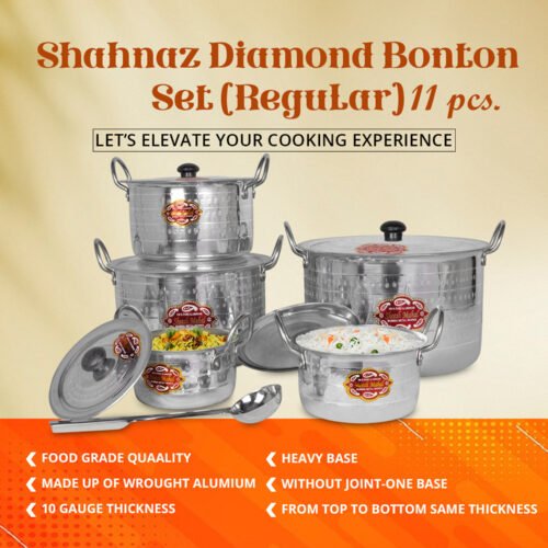 [1]Shahnaz Diamond Bonton Set (Regular) 11Pcs