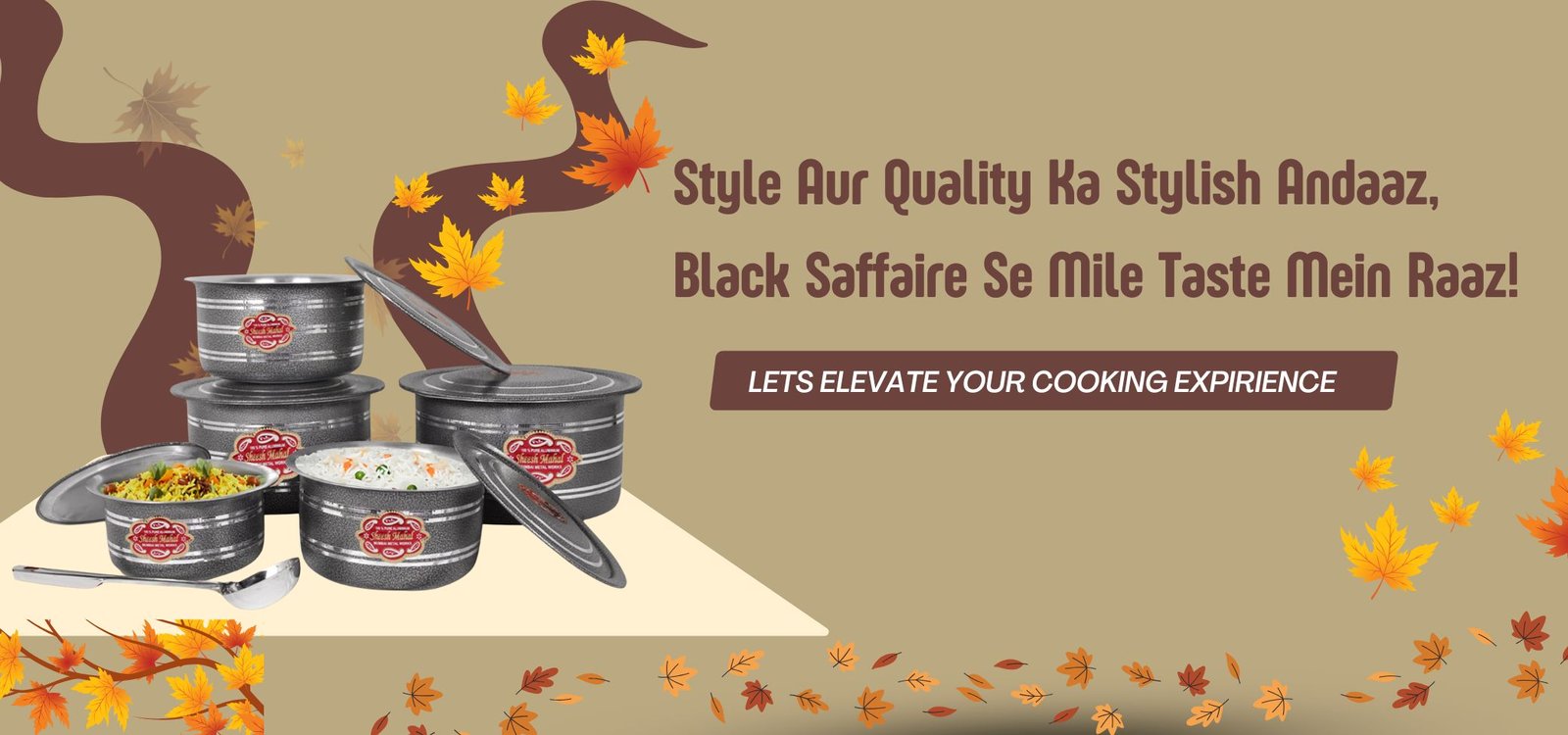 Brown and Orange Modern Autumn Sale Banner (2080 x 975 px)